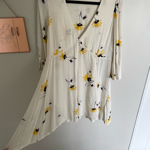 Free People Floral Mini dress M - Picture 2 of 7